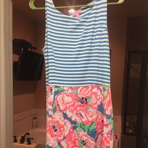 Lilly Pulitzer mixed Print Dress lucky Charms